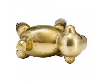 Sagebrook - 5" Metal Balloon Monkey in Gold