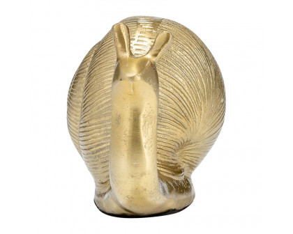 Sagebrook - 7" Metal Decor Snail in Gold