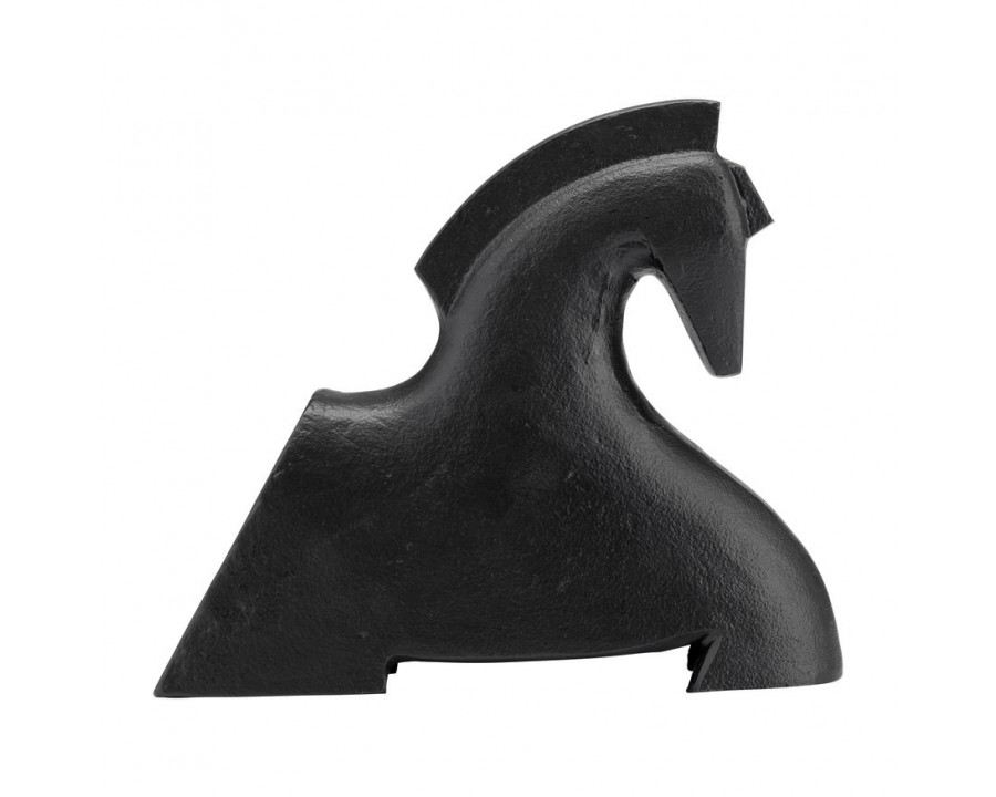 Sagebrook - 8" Metal Horse Decor in Black