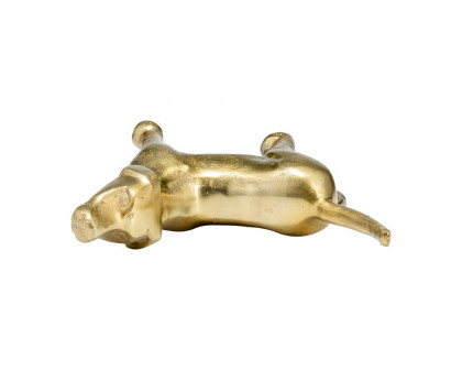 Sagebrook - 8" Metal Decor Howling Dog in Gold