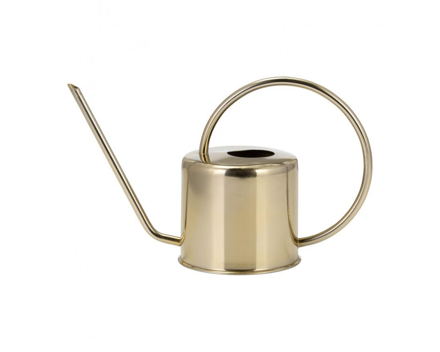 Sagebrook 8" Metal Watering Can - Gold