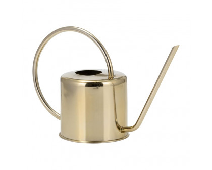 Sagebrook 8" Metal Watering Can - Gold