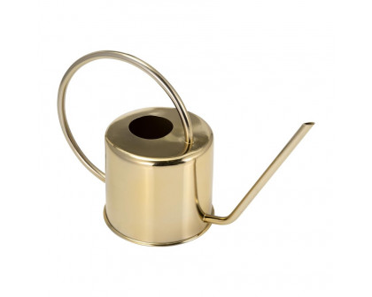 Sagebrook 8" Metal Watering Can - Gold