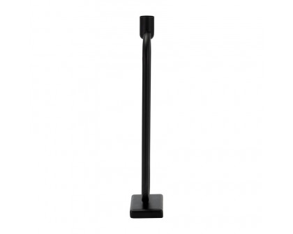 Sagebrook - 13" Metal Oval Taper Candle Holder in Black