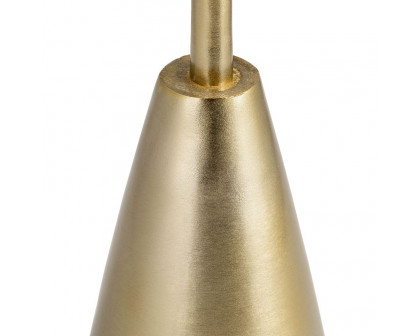 Sagebrook - Metal Cone Base Side Table in Gold