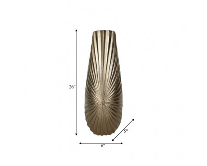 Sagebrook 12" Metal Burst Vase