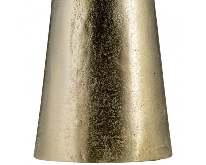 Sagebrook - 21" Metal Abstract Pillar Vase in Gold