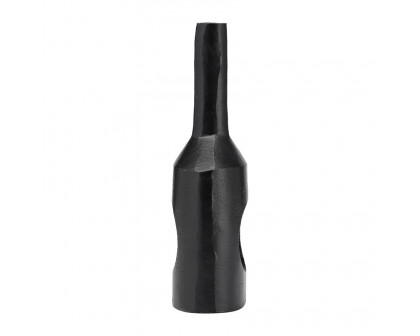 Sagebrook 12" Metal Small Modern Open Cut Out Vase - Black