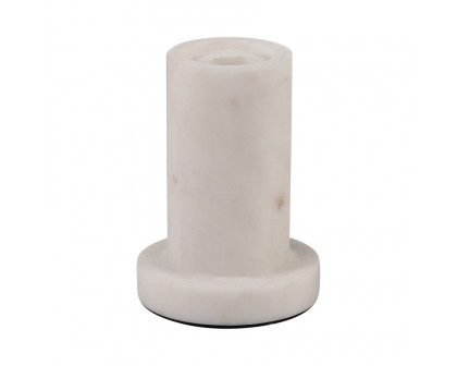 Sagebrook 5" Marble Taper Candle Holder With Flat Base