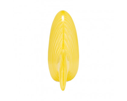 Sagebrook 12" Ceramic V Striped Fish - Yellow