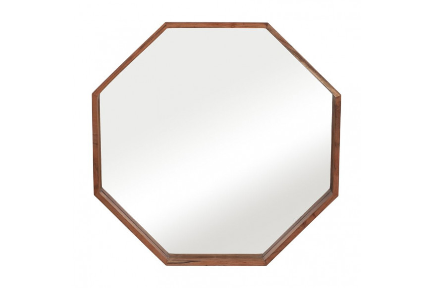 Sagebrook™ Wood Octagon Shaped Mirror - Cherry