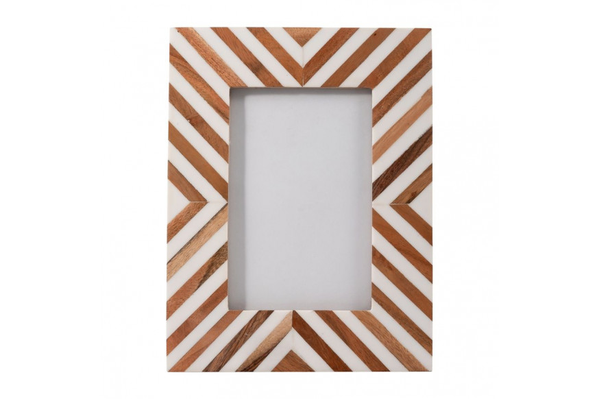 Herringbone Photo Frame - Sage Green, 4x6