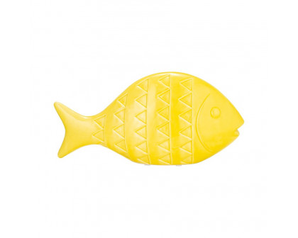 Sagebrook 13" Ceramic Zigzag Scaled Fish