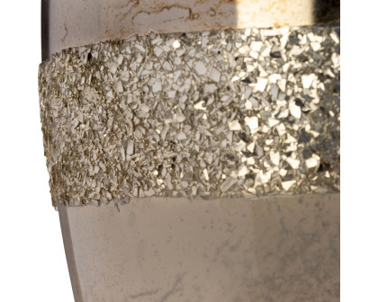 Sagebrook 17" Glass Metallic Vase - Champagne