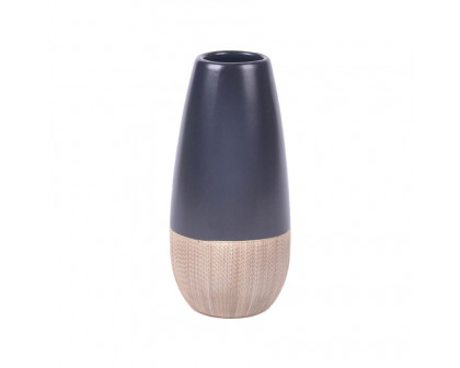 Sagebrook 9" Ceramic 2-tone Vase