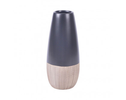 Sagebrook 9" Ceramic 2-tone Vase