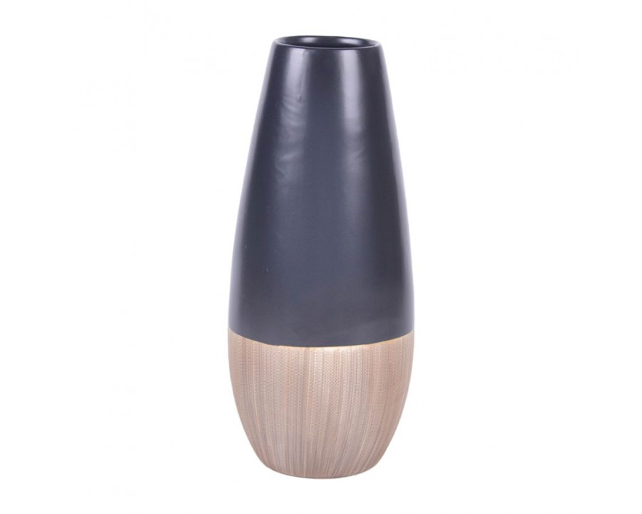 Sagebrook 9" Ceramic 2-tone Vase