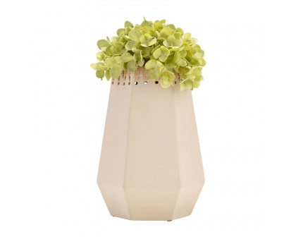 Sagebrook™ 11" Ceramic Vase With Weaving - Natural