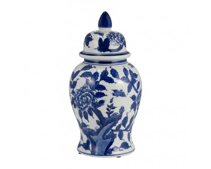 Sagebrook 14" Ceramic Temple Jar