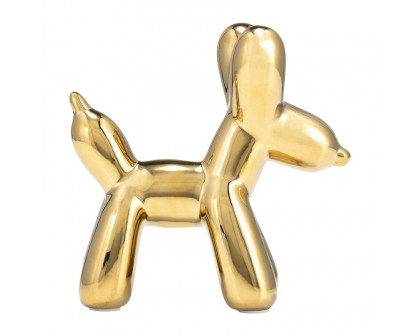 Sagebrook™ 7" Balloon Dog Animal - Gold