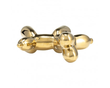 Sagebrook™ 7" Balloon Dog Animal - Gold