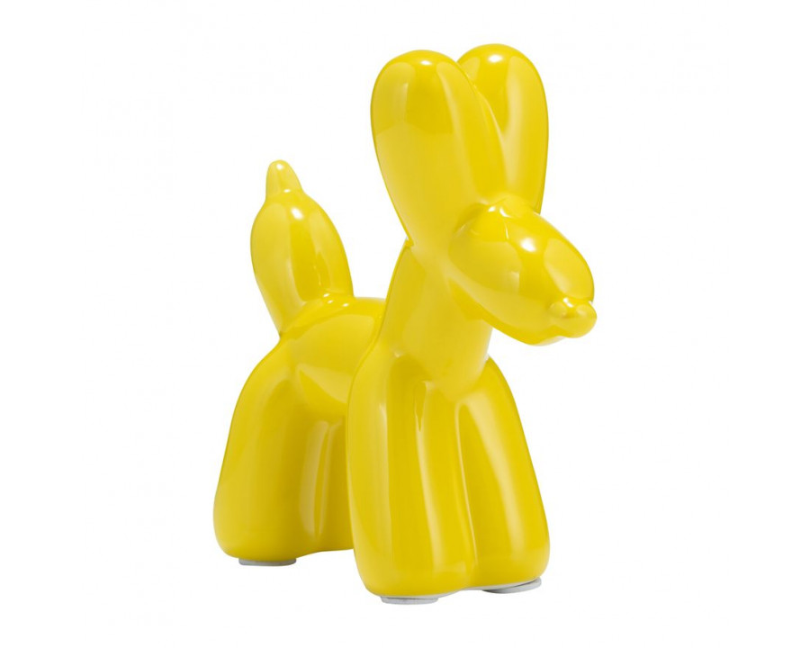 Sagebrook 7" Balloon Dog Animal - Yellow