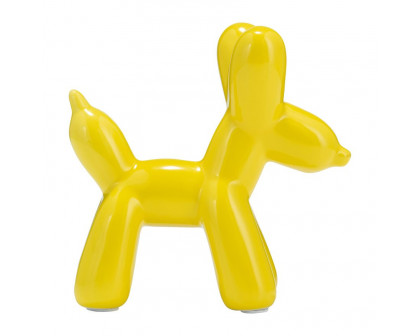 Sagebrook 7" Balloon Dog Animal - Yellow