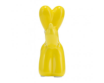 Sagebrook 7" Balloon Dog Animal - Yellow