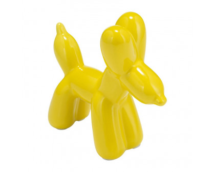 Sagebrook 7" Balloon Dog Animal - Yellow