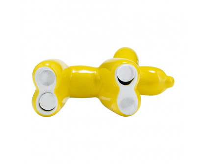 Sagebrook 7" Balloon Dog Animal - Yellow