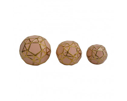 Sagebrook 4"/5"/6" Ceramic Orbs (Set Of 3)