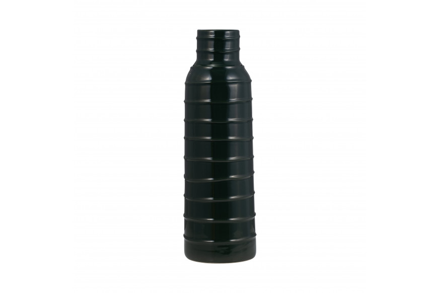 Sagebrook™ 17" Ceramic Tribal Vase - Forest Green