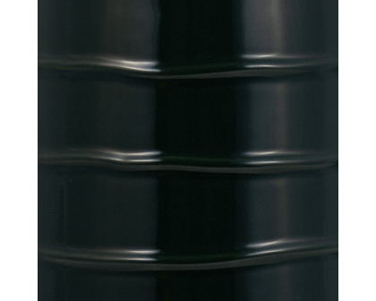 Sagebrook™ 17" Ceramic Tribal Vase - Forest Green