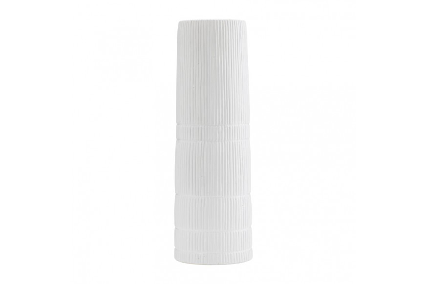 Sagebrook™ 18" Ceramic Lined Cylinder Vase - White