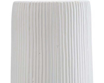 Sagebrook™ 18" Ceramic Lined Cylinder Vase - White