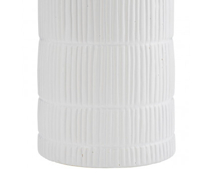 Sagebrook™ 18" Ceramic Lined Cylinder Vase - White