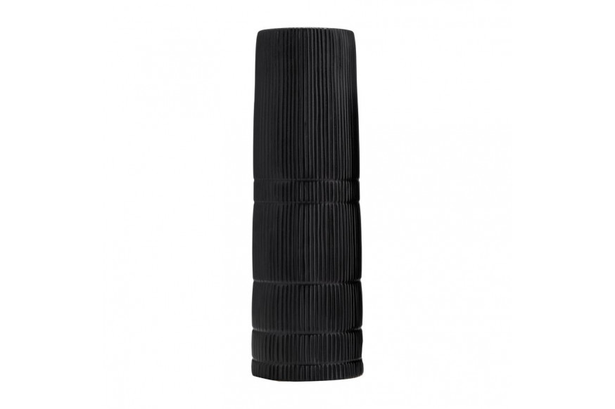 Sagebrook™ 18" Ceramic Lined Cylinder Vase - Matte Black