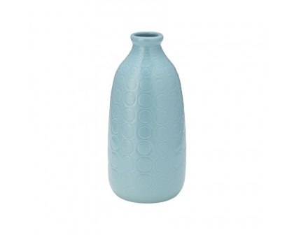 Sagebrook 9" Ceramic Circles Vase