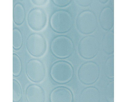 Sagebrook 9" Ceramic Circles Vase - Aqua Haze