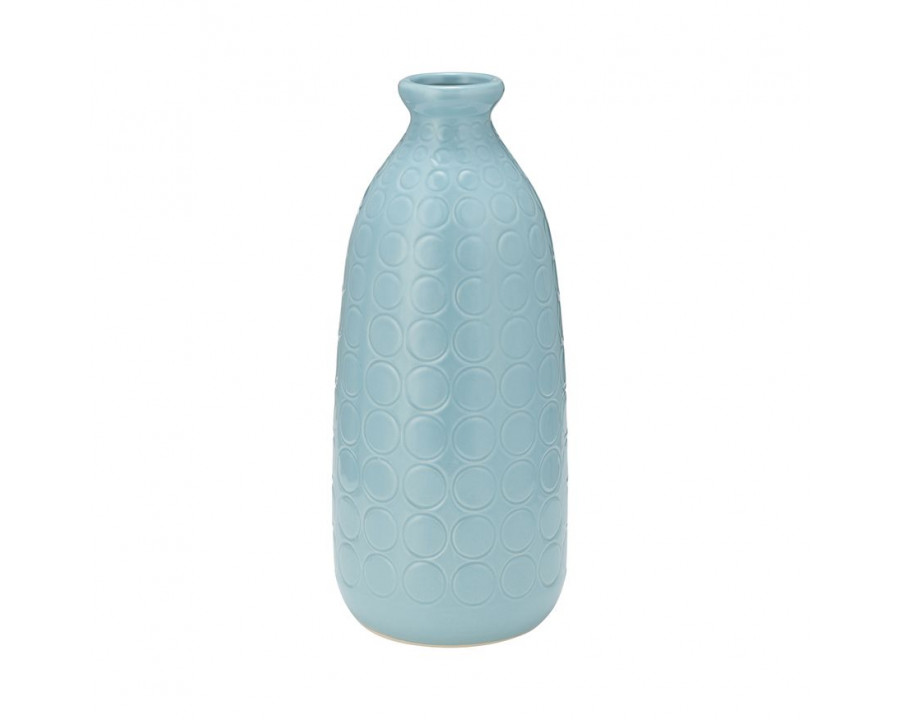 Sagebrook 9" Ceramic Circles Vase