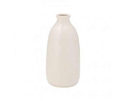 Sagebrook 9" Ceramic Circles Vase