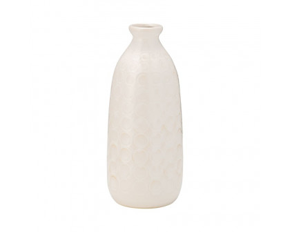 Sagebrook 9" Ceramic Circles Vase