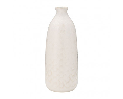 Sagebrook 9" Ceramic Circles Vase