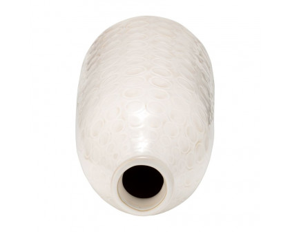 Sagebrook™ 16" Ceramic Circles Vase - Beige