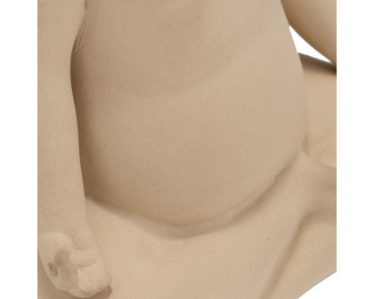 Sagebrook - 8" Ceramic Woman Body Flower Vase in Cream