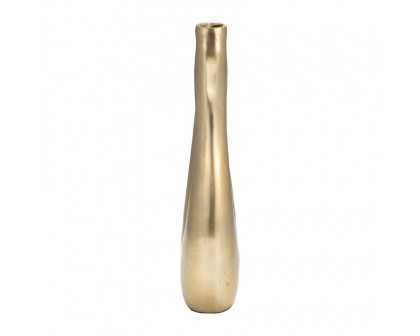 Sagebrook™ 14" Metal Open Cut Vase - Gold