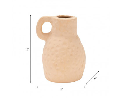 Sagebrook 10" Terracotta Texture Vase