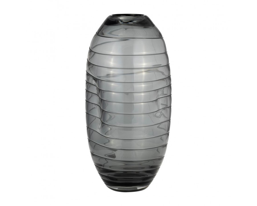 Sagebrook 8" Glass Pinched Vase