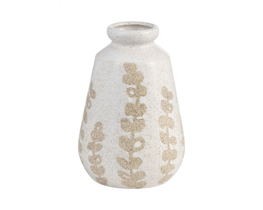 Sagebrook 8" Ceramic Botanical Vase