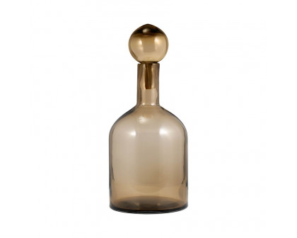 Sagebrook 17" Glass Bottle With Stopper